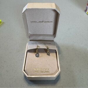 Gold Evil Eye Earrings